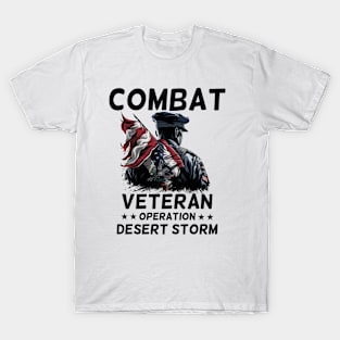 Combat Veteran Operation Desert Storm T-Shirt